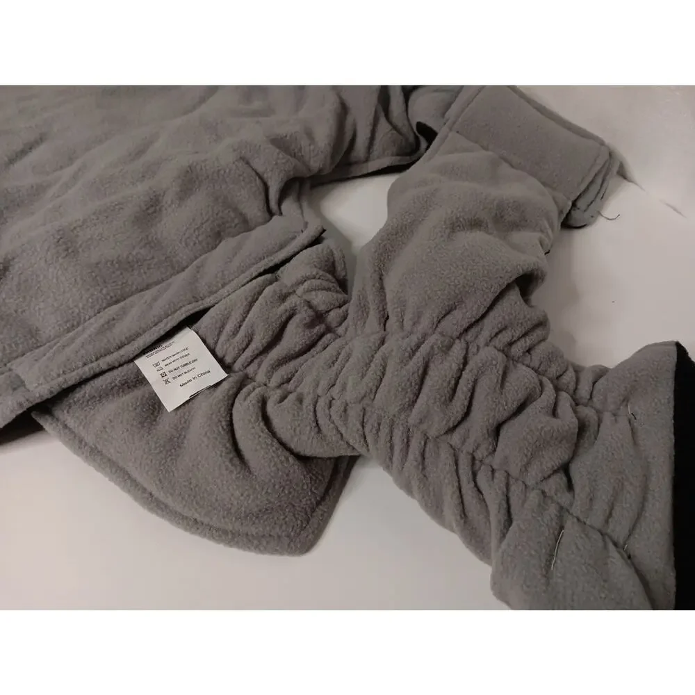 XL Fleece Lined Dog Jacket Red And Black